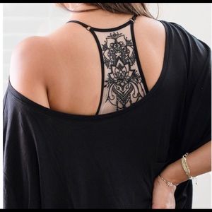 NEW Black Tattoo Bralette